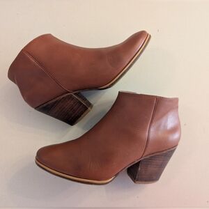 Rachel Comey “Mars” Leather Ankle Boot – Whiskey Brown (Size 6.5)